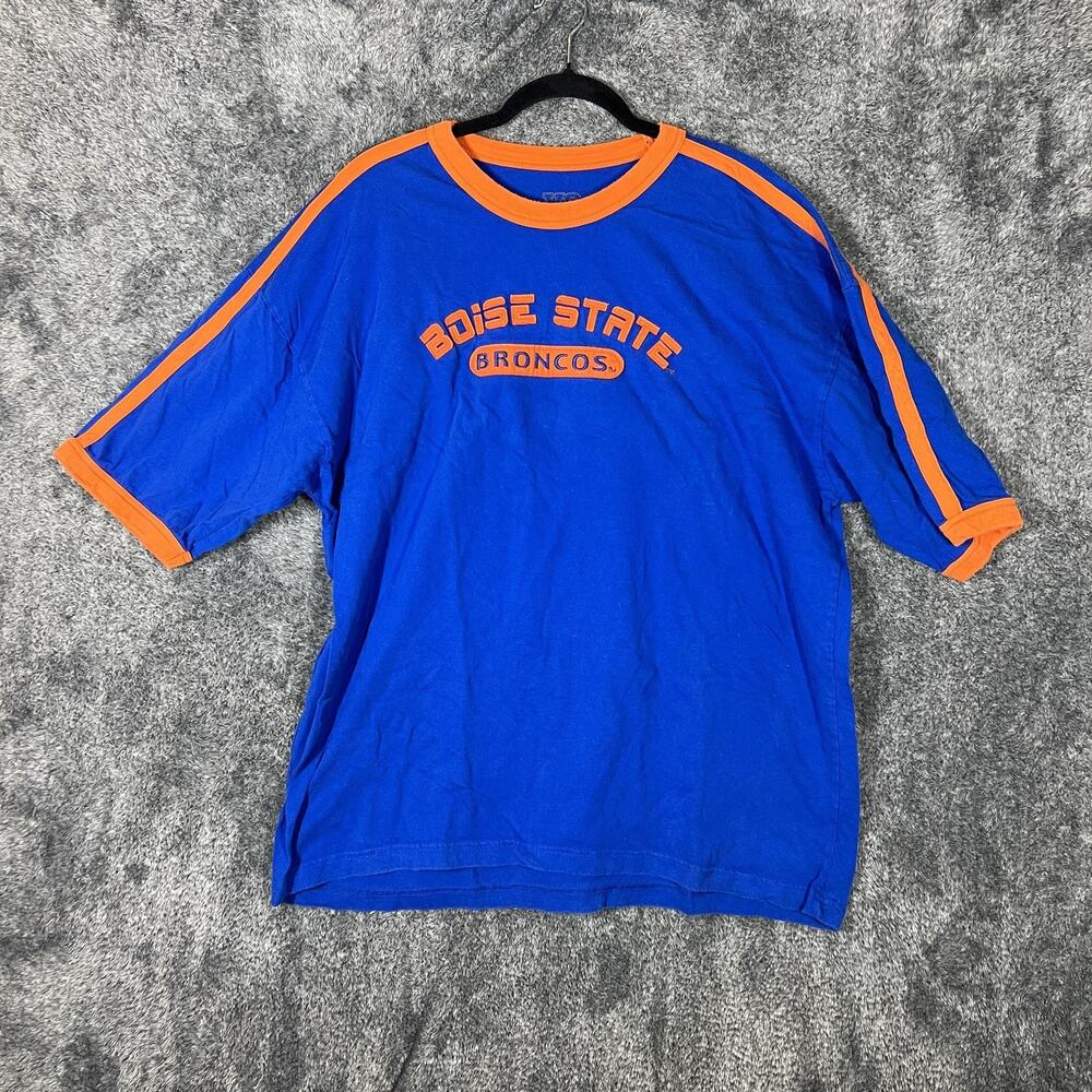 Boise State Broncos Shirt Mens XL Blue NCAA Football Varsity Classics Tee Top